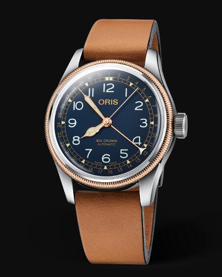 Review Oris Aviation Big Crown Pointer Date 40MM Replica Watch 01 754 7741 4365-07 5 20 71 - Click Image to Close